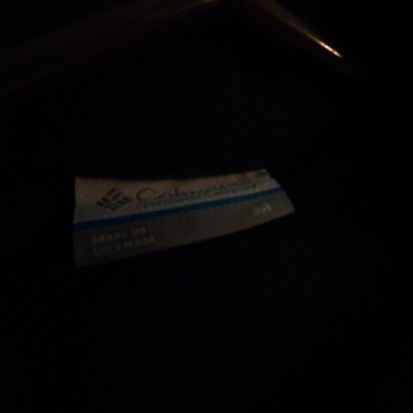 Columbia Navy Blue Fleece Zippered Jacket Sz M - Picture 4 of 5